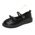Women's Mary Jane Flat Loafers – Lolita JK Buckle Shoes