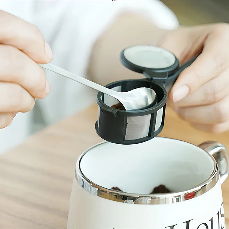 Reusable Tea Infuser Spoon – Loose Leaf & Coffee Strainer