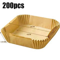 Disposable Air Fryer Liners 50/100/200pcs – Round & Square