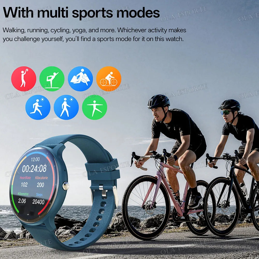 Ola Esporte Smart Watch | Full Touch, IP67, Bluetooth – Men & Women