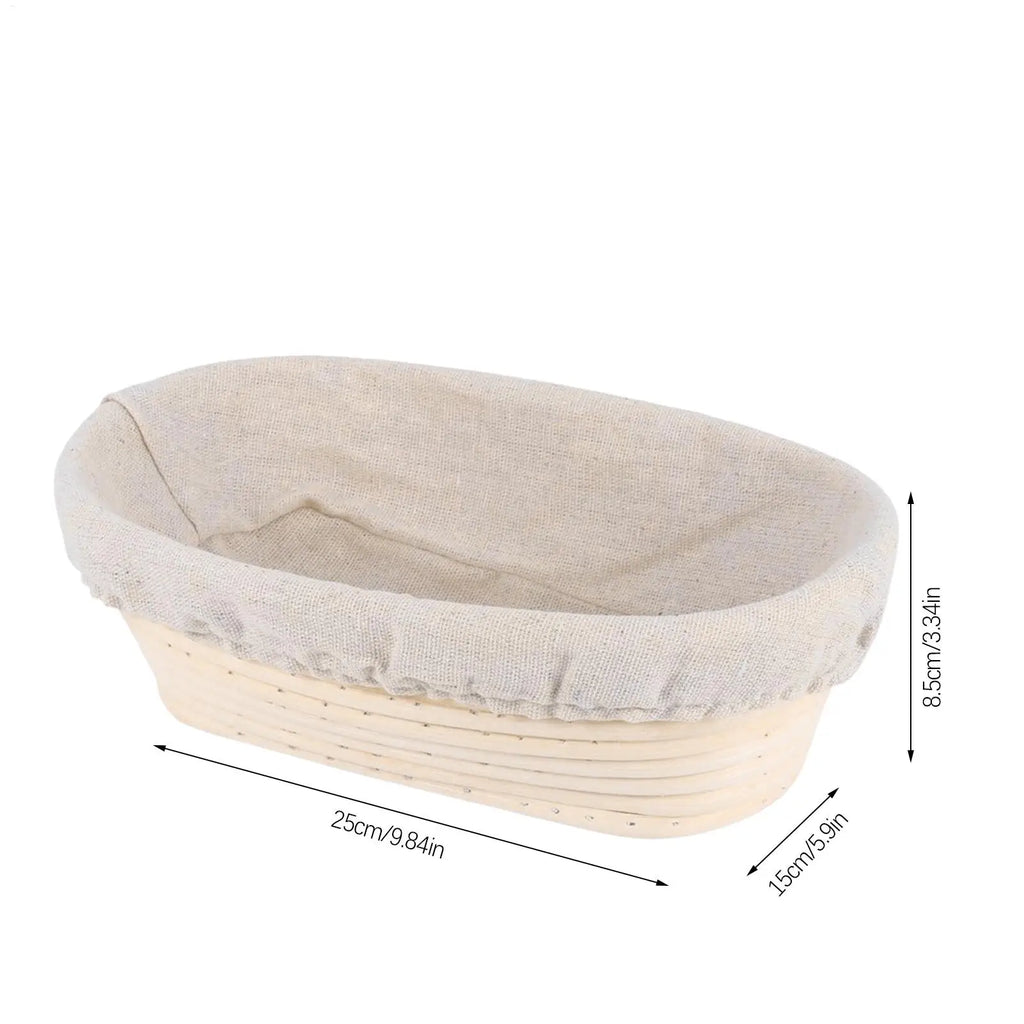 Rattan Bread Proofing Basket – Banneton for Artisan Bakers