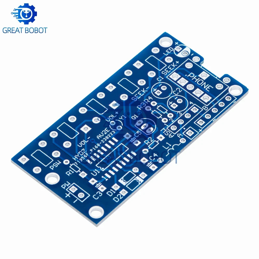 Wireless Stereo FM Radio Receiver Module PCB 76–108MHz DIY