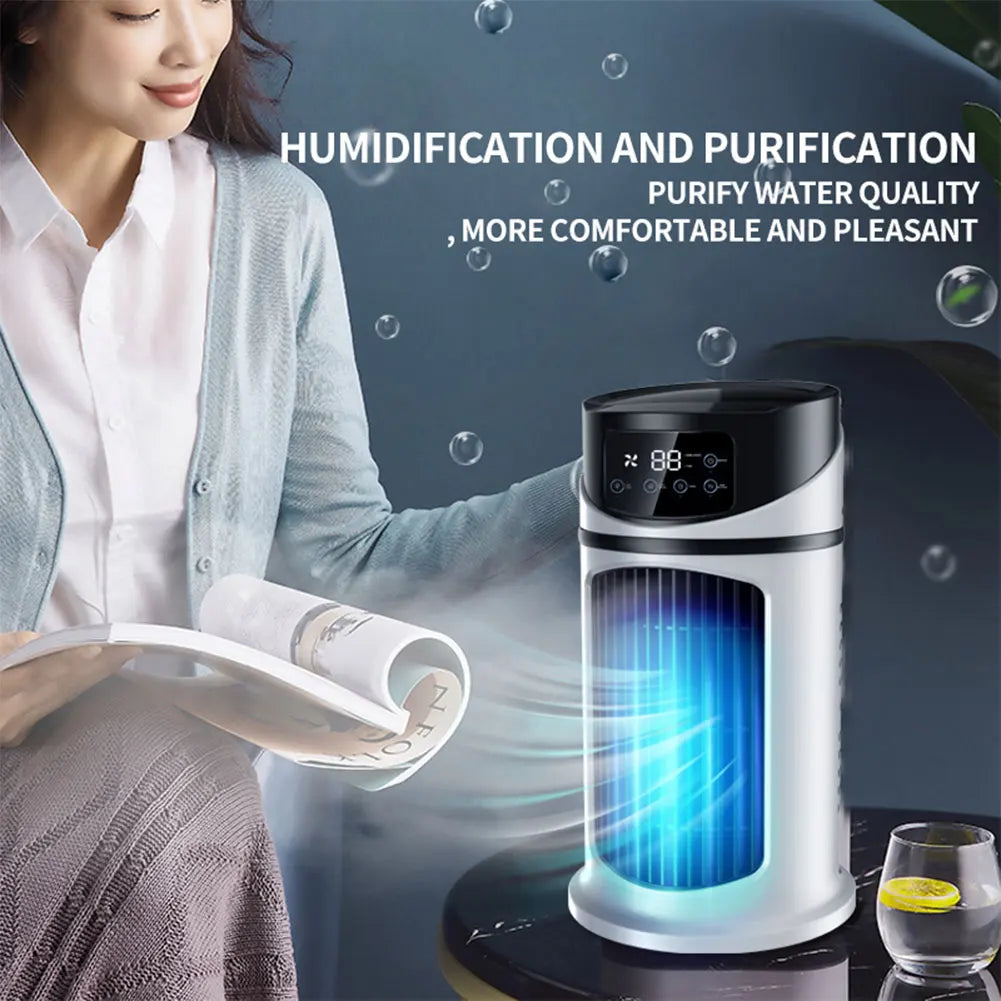 URGGU Portable Air Cooler Fan – 3-in-1 USB Desk Cooling Fan