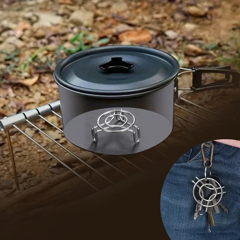 Mini 304 Stainless Steel Steaming Rack for Small Pots & Cups