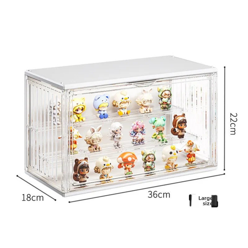 LED Illuminated Acrylic Display Box for Collectible Figures