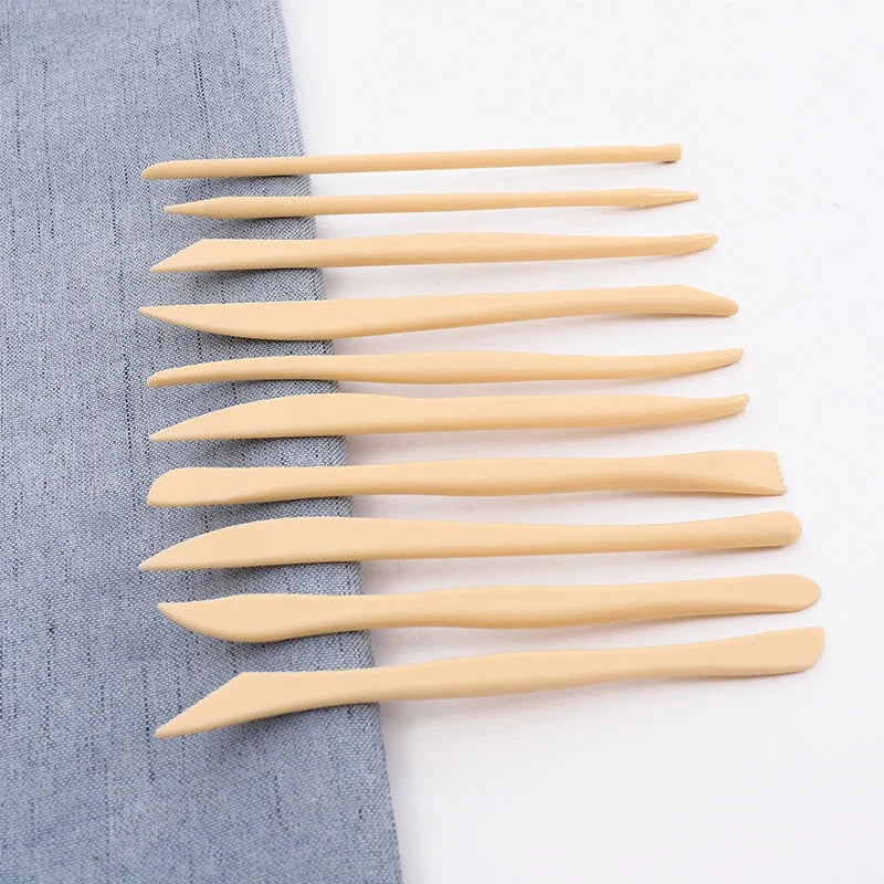 10-Piece Clay Sculpting & Pottery Carving Tool Set | DIY Art