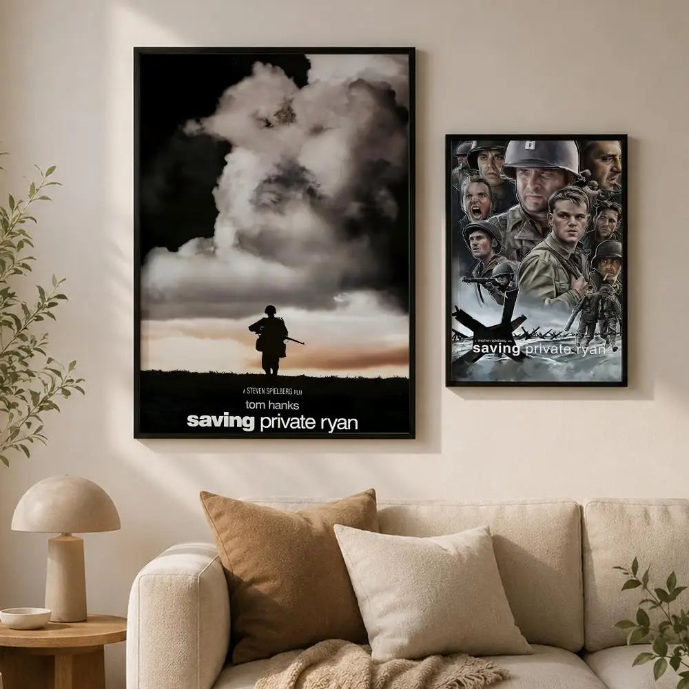 Saving Private Ryan Movie Poster – HD Waterproof Peel & Stick