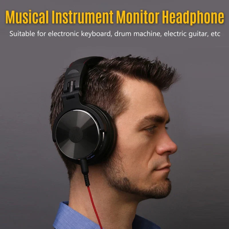 Wired Monitor Headphones for Piano & Guitar | 3.5mm & 6.5mm