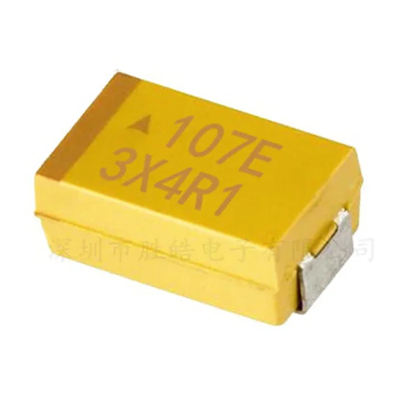 20-Pc NioCen SMD Tantalum Capacitor 25V 100UF Type D 7343/2917