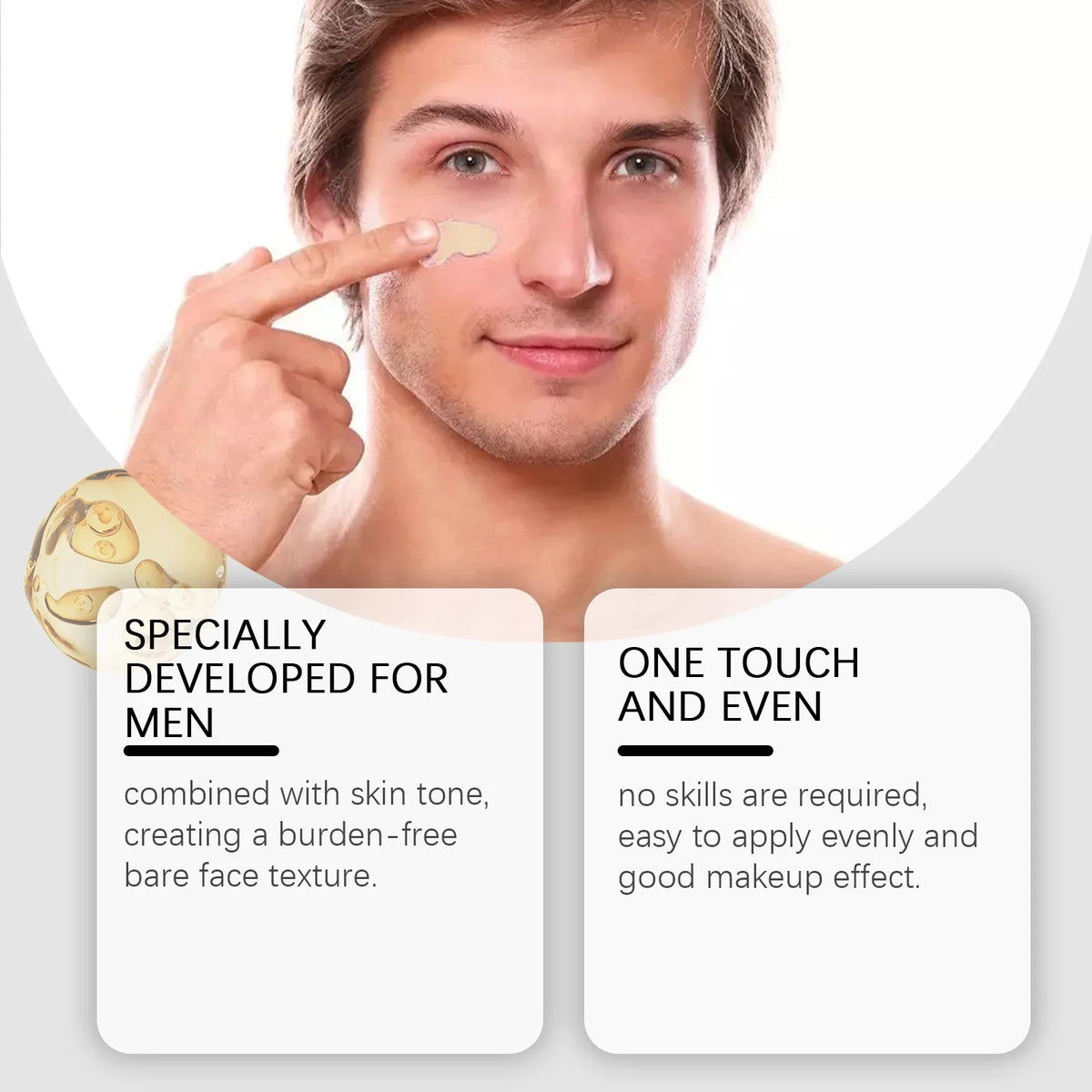 Men's BB Cream | Oil-Free Matte, Blemish Cover & Hydrating