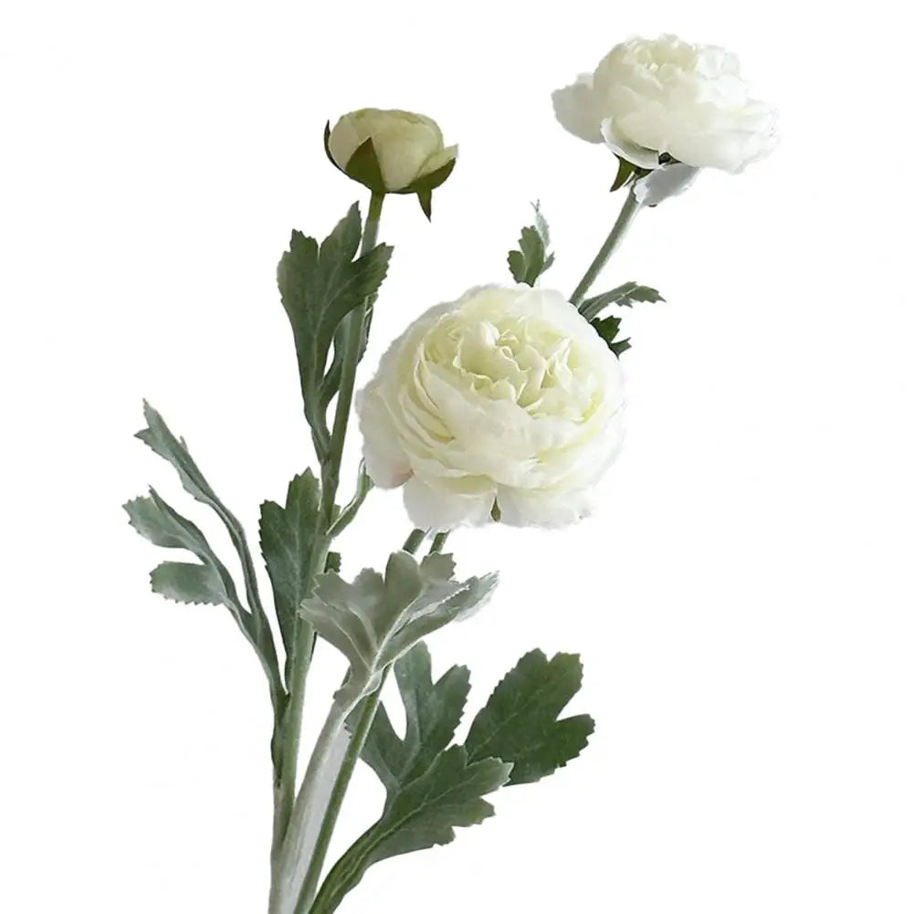 Artificial Ranunculus Silk Flower Stem | Wedding & Home Decor