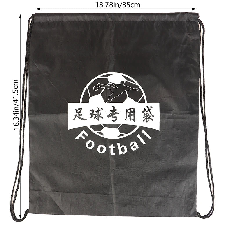 Oxford Cloth Drawstring Backpack – Sports Gym Bag for Football