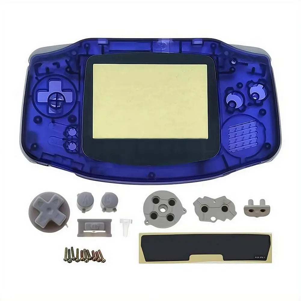 GBA Replacement Shell Kit | Custom Transparent Game Boy Advance Case