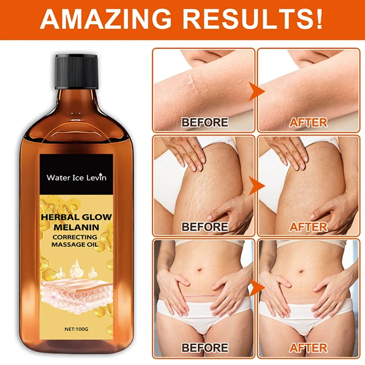 Herbal Glow Brightening Massage Oil – Bee Venom & Vitamin C