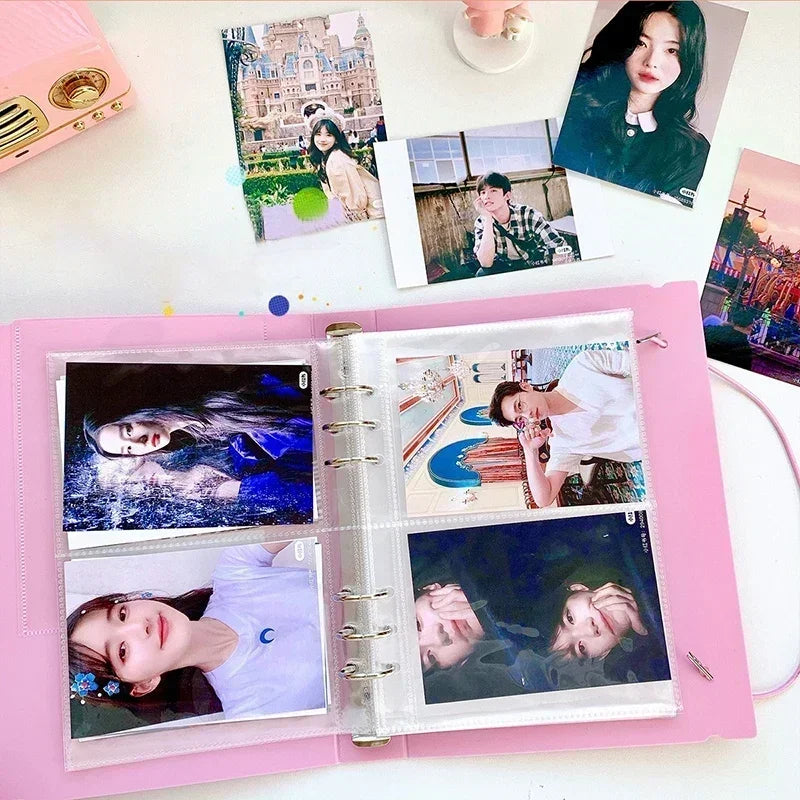 A5 Kpop Photocard Binder Album | Heart Design | 32 Photos
