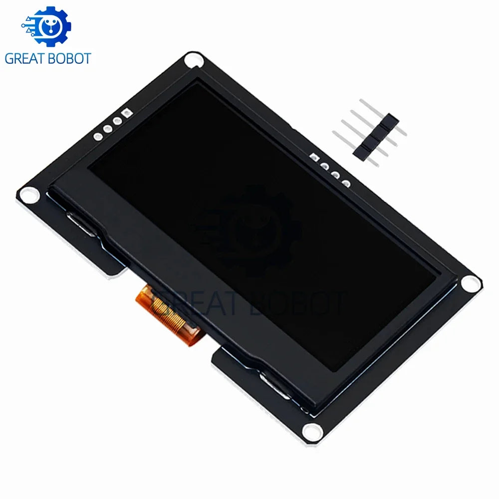 2.42" 128x64 OLED Display Module – I2C & SPI, White/Blue