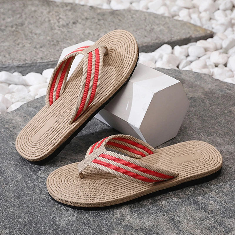 Men's Lightweight Anti-Slip Flip Flops – Beach & Indoor Sandals
