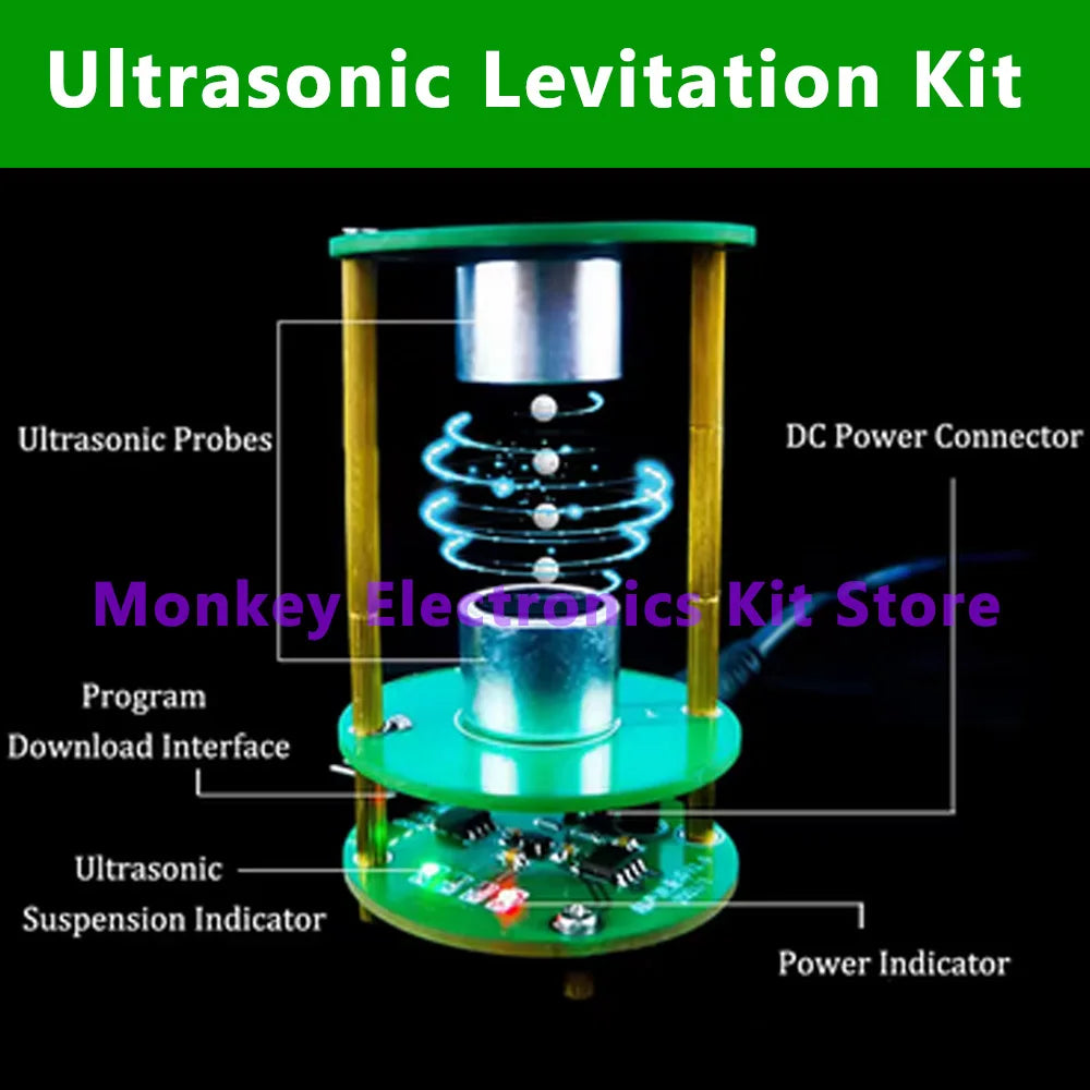 DIY Ultrasonic Levitation Kit – 12V Acoustic Suspension Project