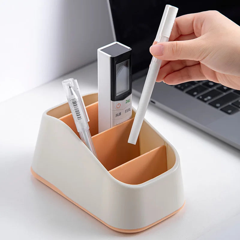 Desktop Storage Box Key Remote Control Grid Desk Stationery Sundries
