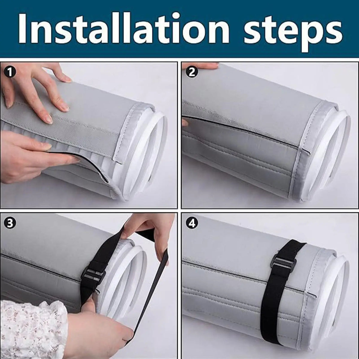Portable AC Exhaust Hose Cover – Insulated Dustproof Sleeve