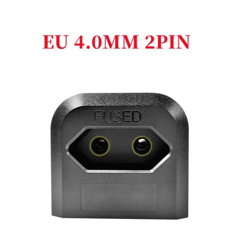 EU 2-Pin to UK/Singapore Type G Plug Adapter – 13A Fuse