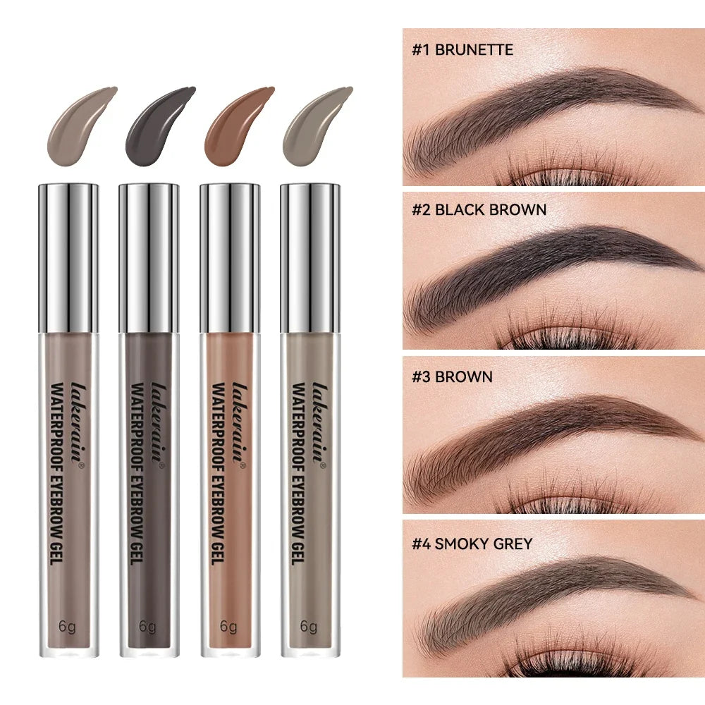 Lakerain Waterproof Eyebrow Gel – Tinted Long-Lasting Brow Makeup
