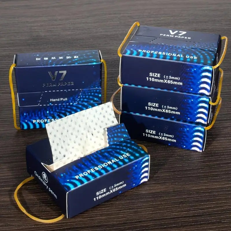 Hair Perm End Papers 200pcs – Disposable Curling Papers