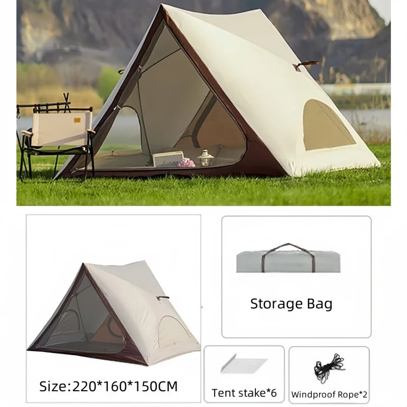 Family Pop-Up Beach Tent – UV Protection Sun Shelter 3-4 Person