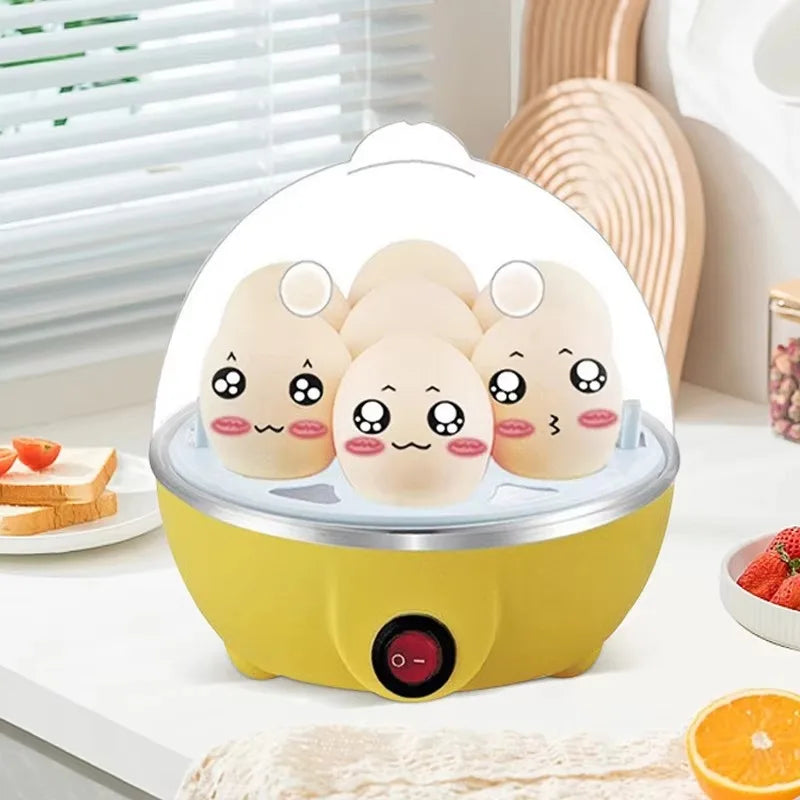 Electric Egg Cooker Steamer – 7-Egg Auto Power-Off, 350W