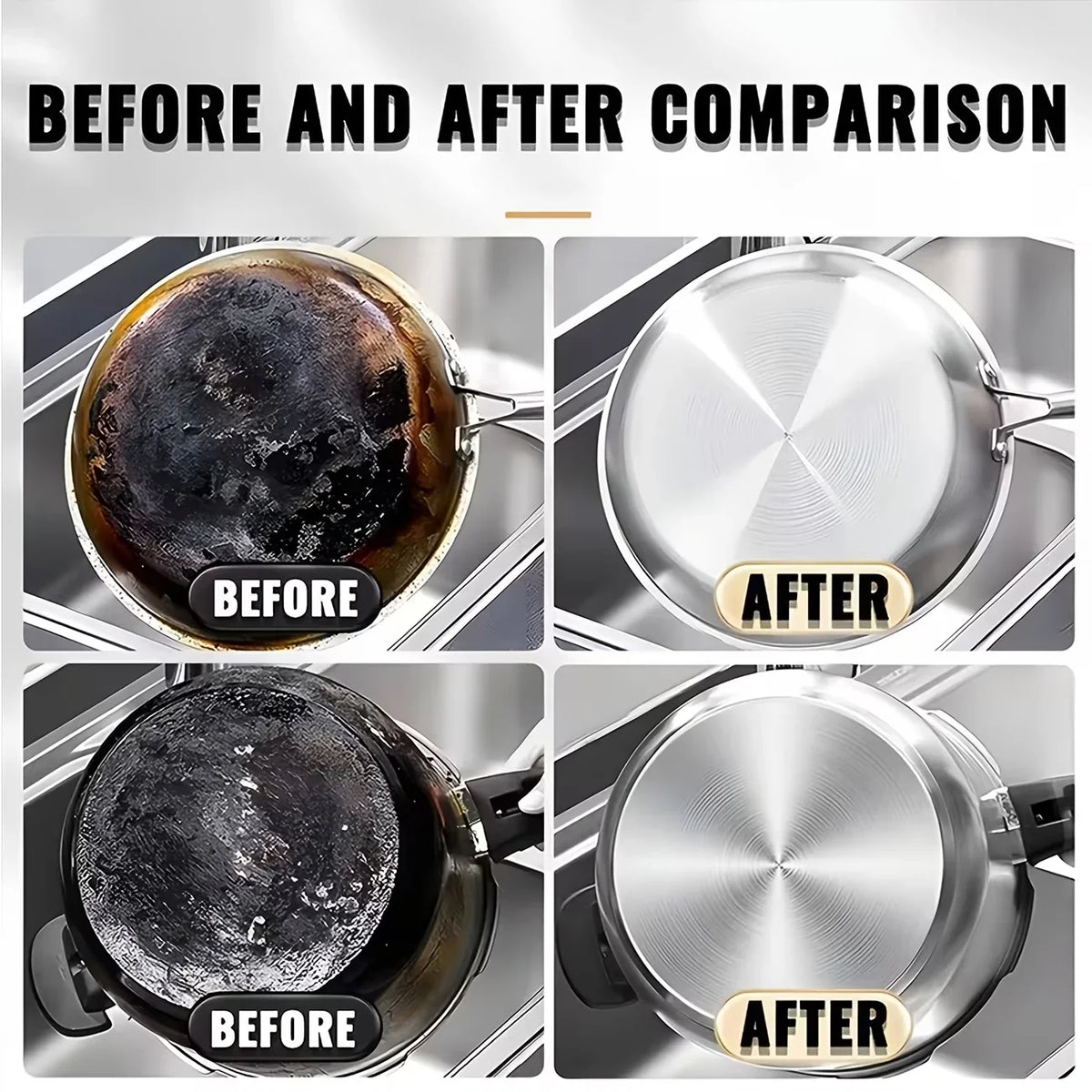 150ml Metal Polish Paste – Rust Remover for Steel, Cars & Kitchen