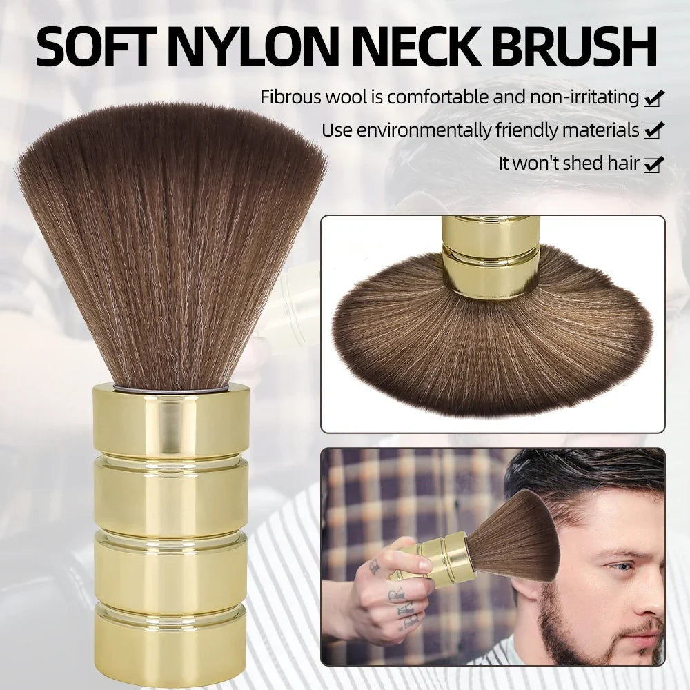 Soft Barber Neck Duster Brush – Salon Hair Sweeping Tool