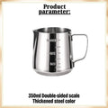 Stainless Steel Milk Frothing Pitcher 350ml 600ml | Latte Jug