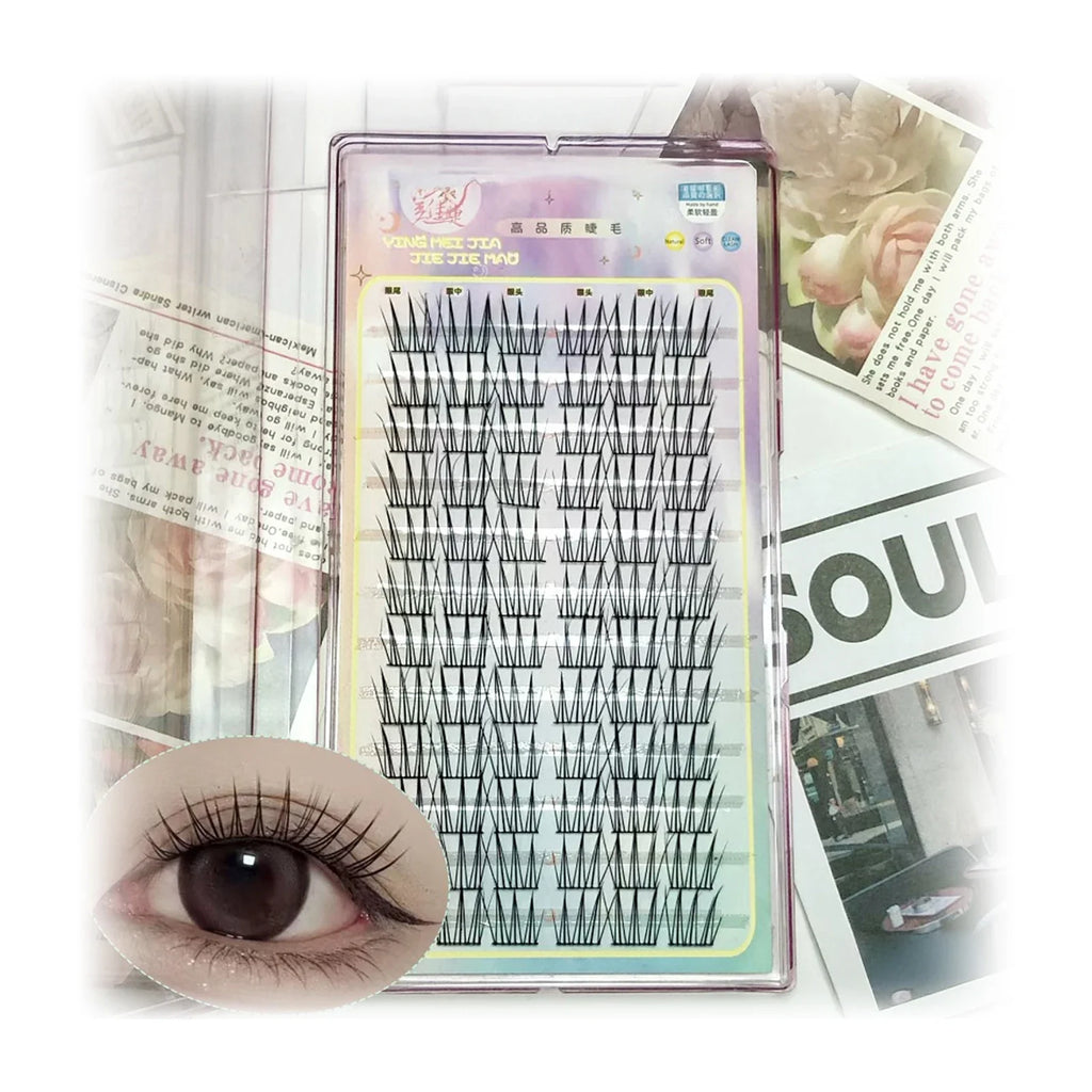 Korean Idol Individual False Eyelashes 7-13mm Natural Volume