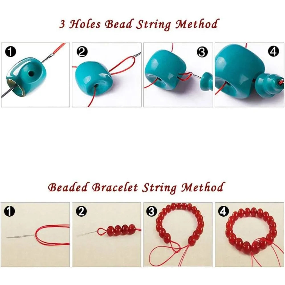 100 Yards 1mm Waxed Cotton Cord – Beading String for Jewelry