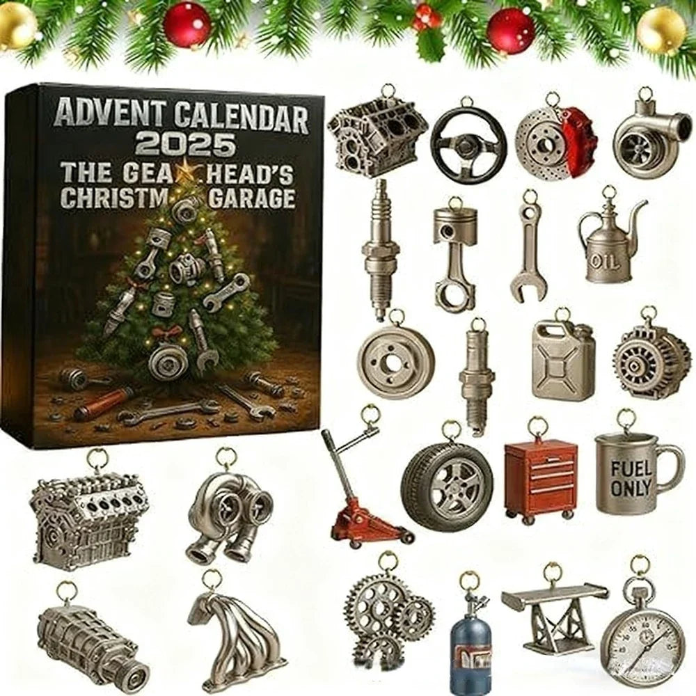2025 Advent Calendar – 24-Day Mini Auto Tools Gift for Mechanics
