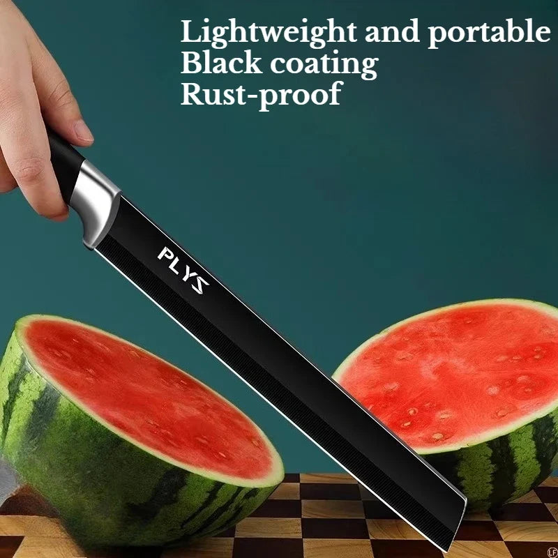 Stainless Steel Watermelon & Fruit Knife – Extended Melon Slicer