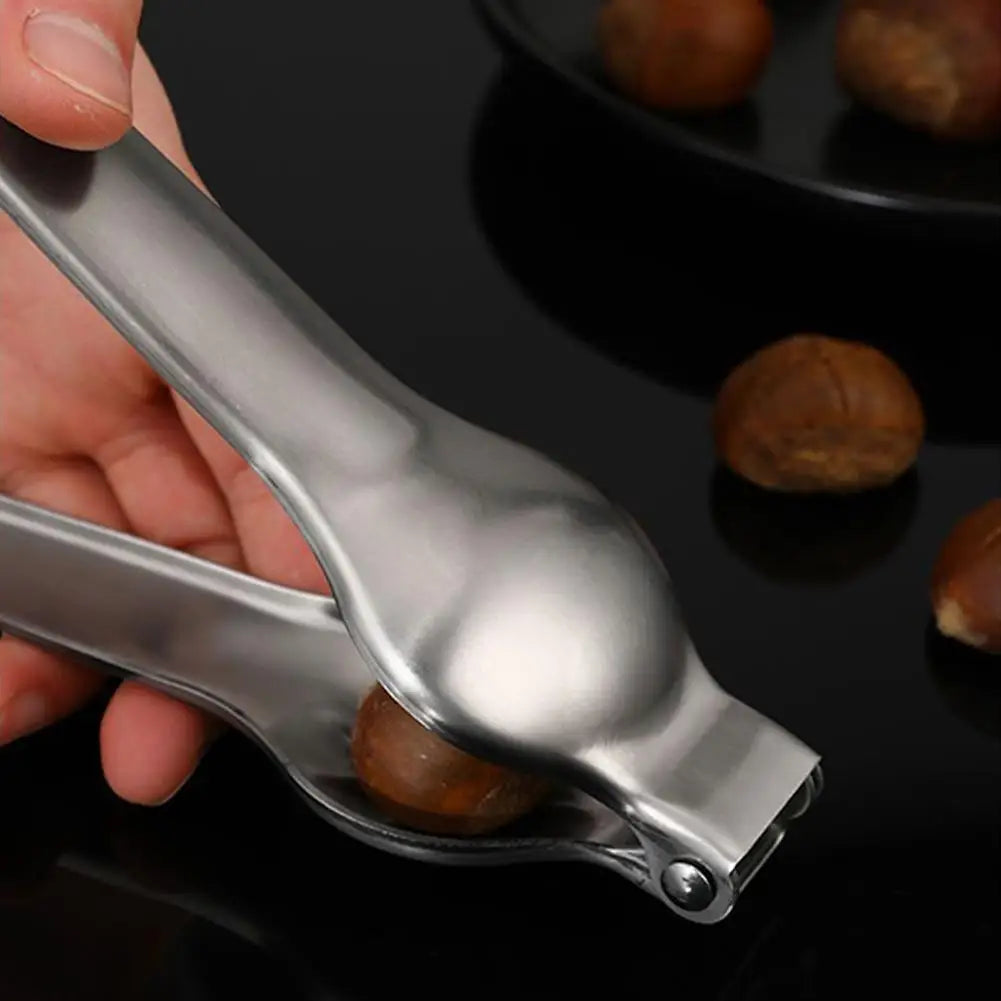 2-in-1 Stainless Steel Nut Cracker & Chestnut Opener | KITPIPI
