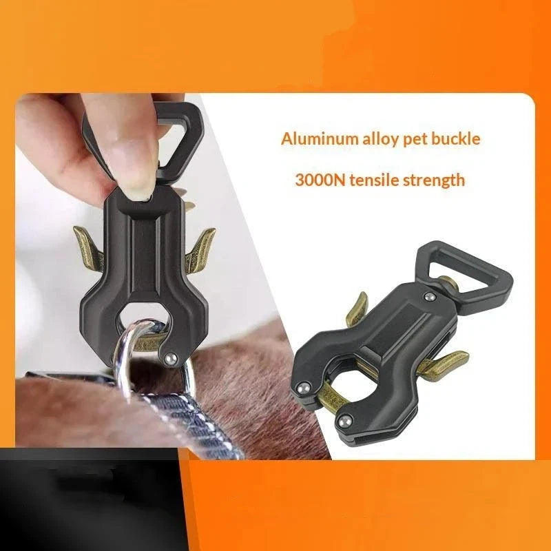 Heavy Duty Aluminum Dog Leash Swivel Clip | Quick Release