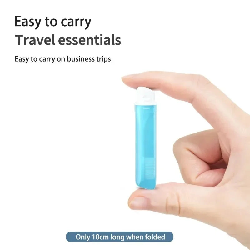 Portable Folding Travel Toothbrush – Compact Mini Adult Brush