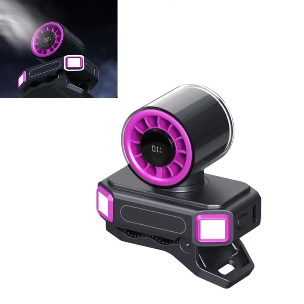 Portable Clip-On Turbo Fan – High Airflow Handheld Blower