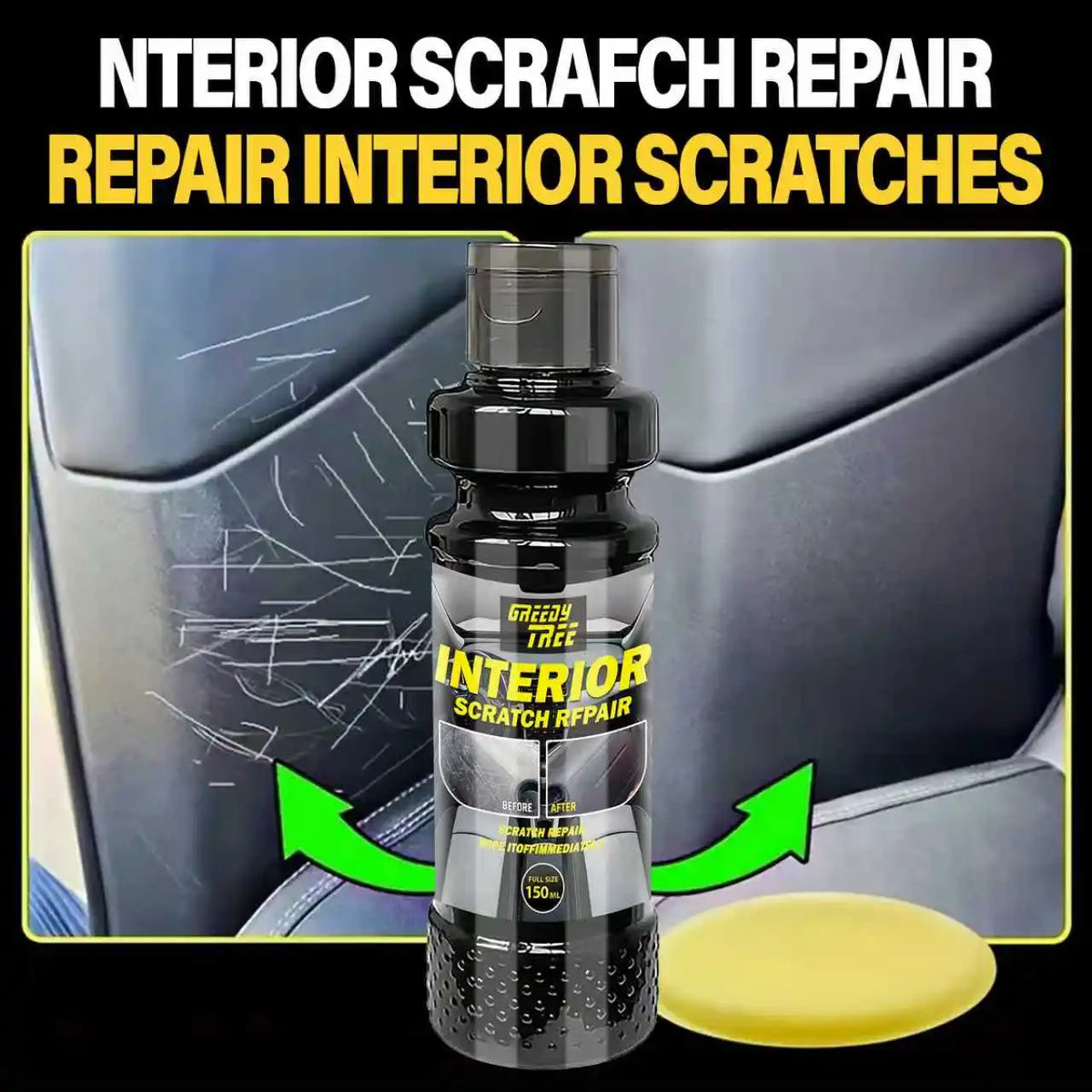Car Interior Scratch Repair Kit – Plastic Restorer & Wax Coat