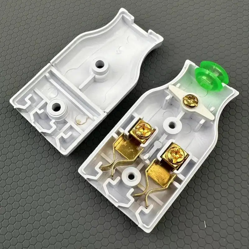 1 2 Pole 10A Male US Wiring Plug Japan Rewirable Cable Convert Female