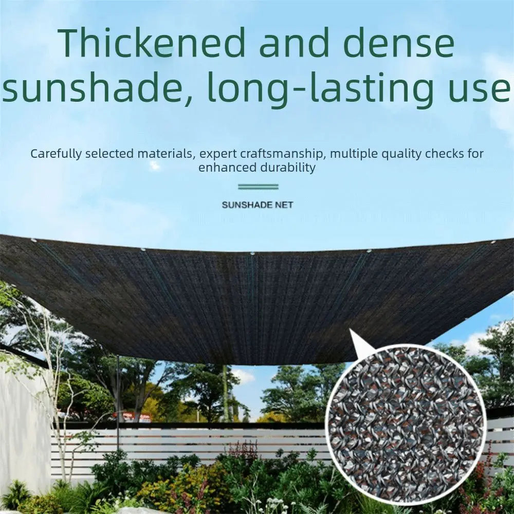 Heavy-Duty UV Shade Sail | Breathable Outdoor Canopy Net