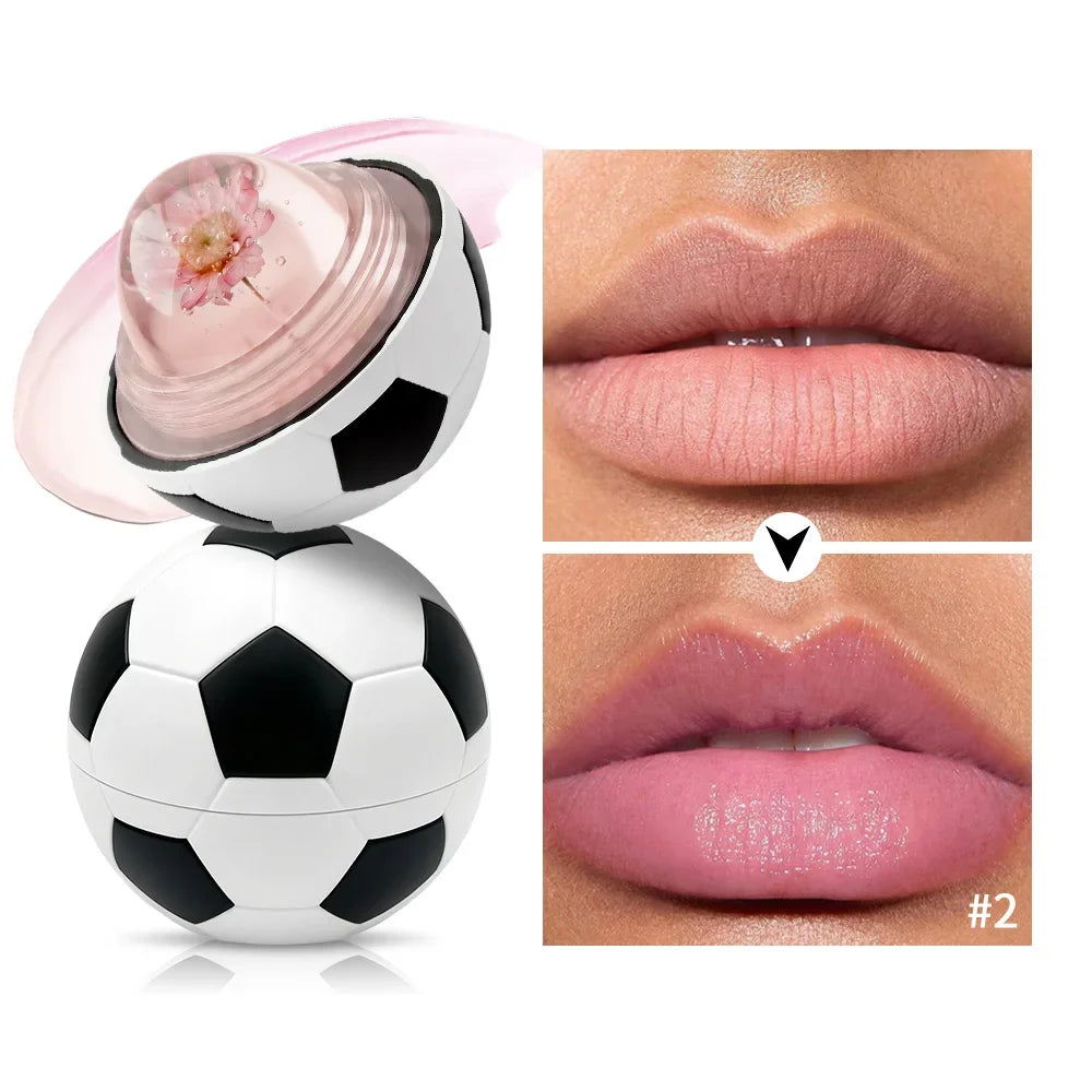Soccer Ball pH Color-Changing Lip Balm – Hydrating Tinted
