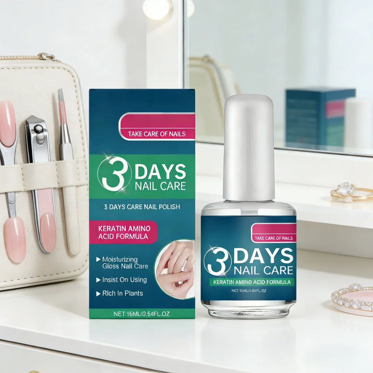 Tea Oil & Keratin Nail Treatment Oil – Cuticle Care 16ml