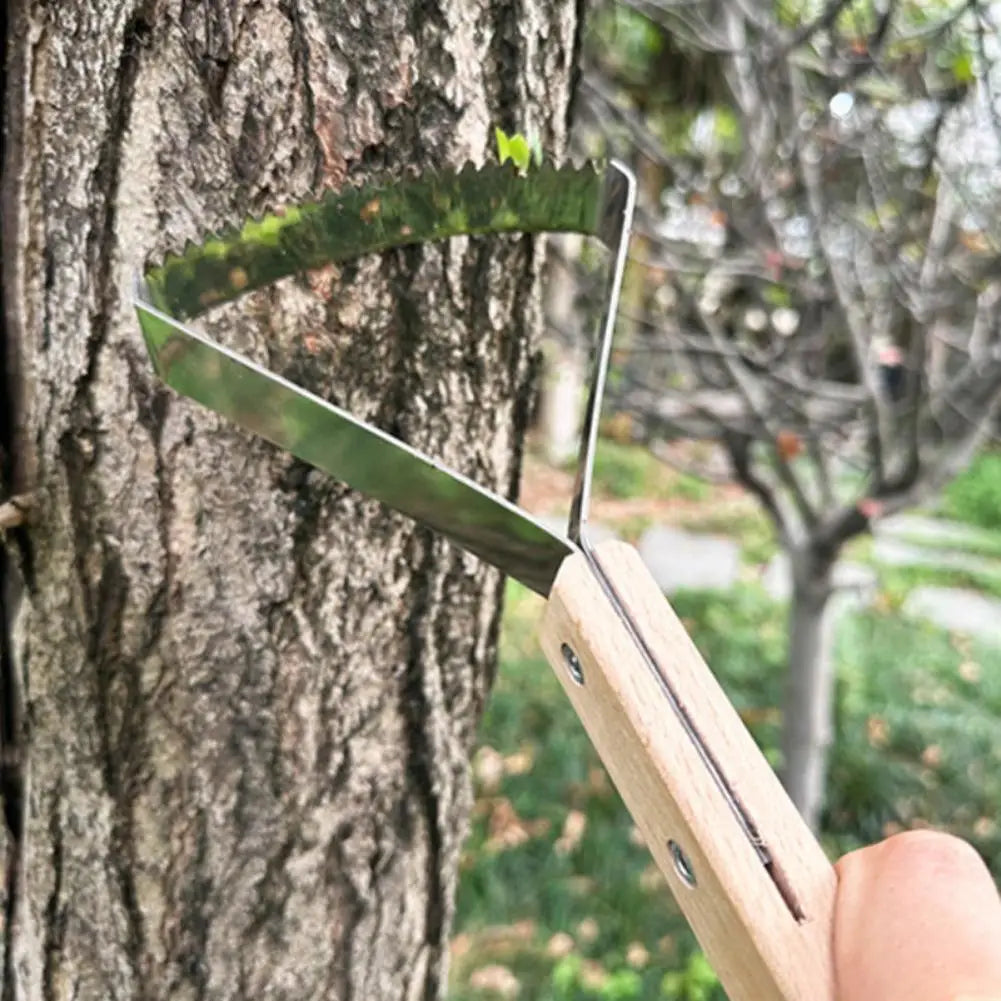 Heavy-Duty Manual Weed Cutter – Piercing Tip & Root Puller