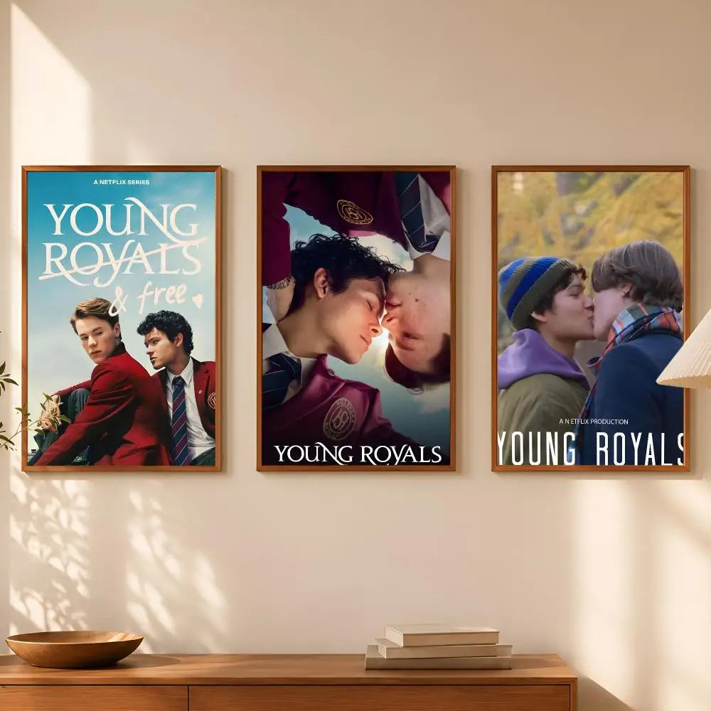 Young Royals Self-Stick Wall Poster – HD Waterproof Wall Art