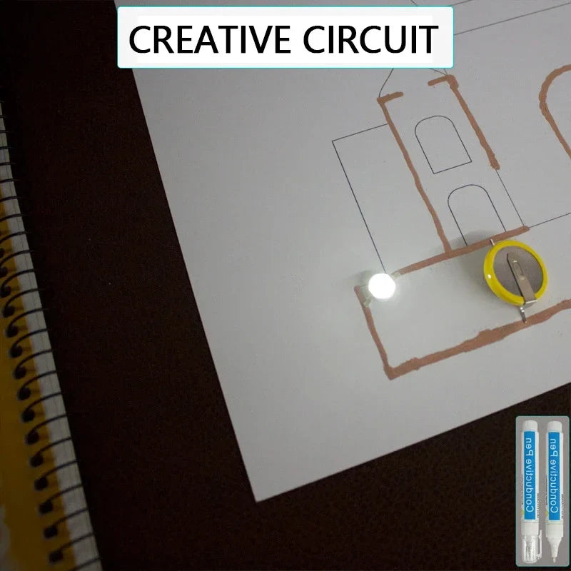 Conductive Silver Paint Pen – Circuit Repair & STEM Learning