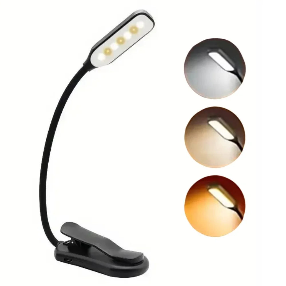 2025 LED Reading Lamp No Harm Eyes Clip Piano Score Portable