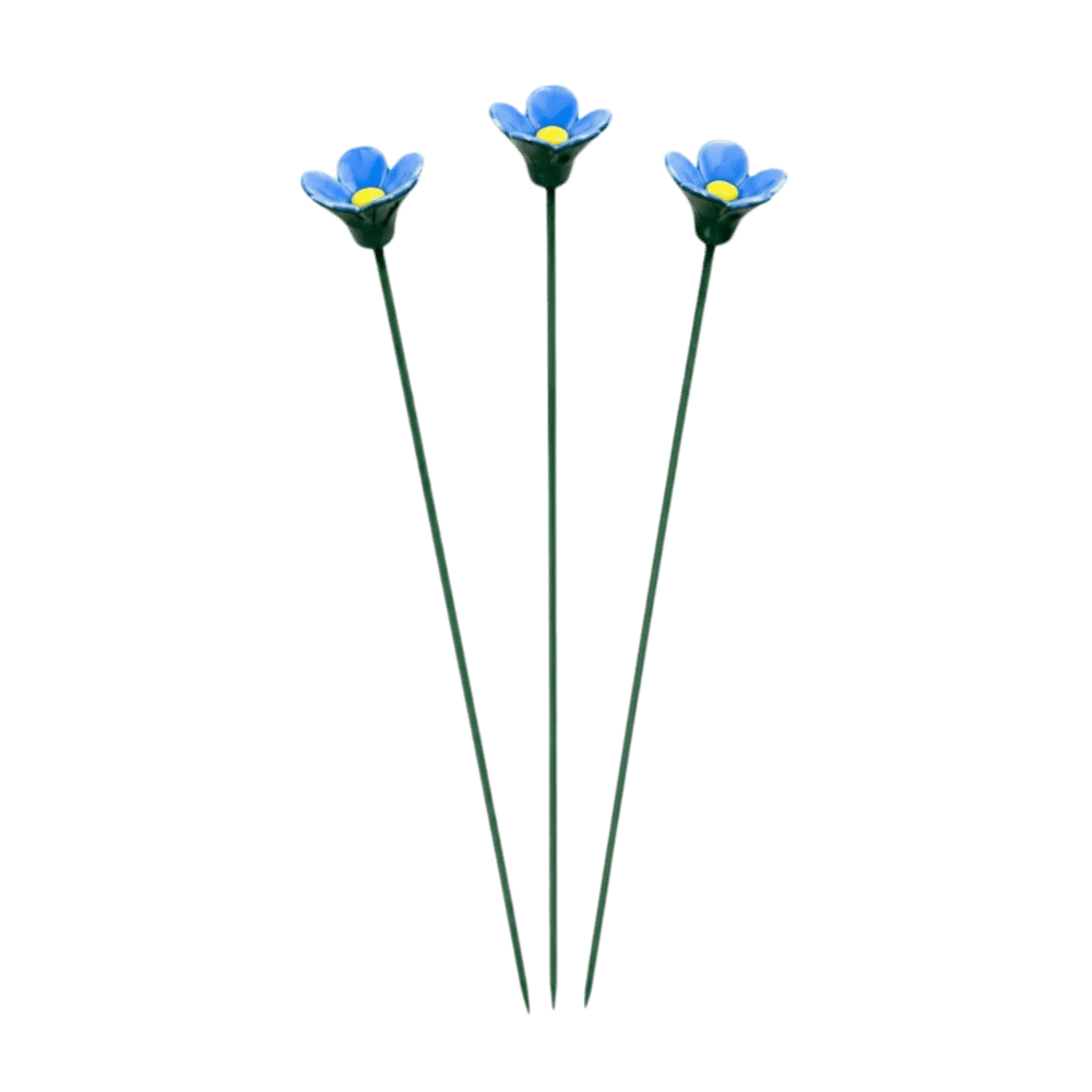 Ceramic Bee Watering Station 3-Piece Flower Garden Décor Set